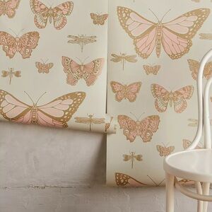 Cole & Son Lepidoptera Wallpaper Butterflies & Dragonflies Wallpaper
